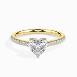 Pave Heart Ring