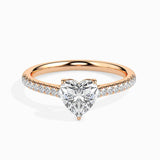 Pave Heart Ring