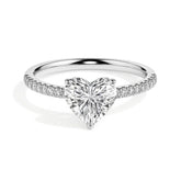 Pave Heart Ring