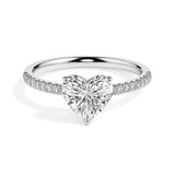 Pave Heart Ring