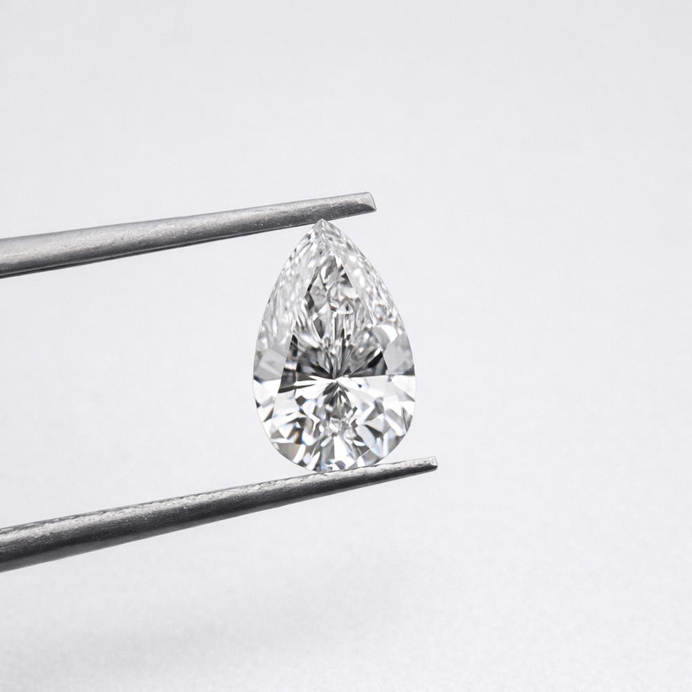 1 Carat Pear Lab Grown Diamond F VS1