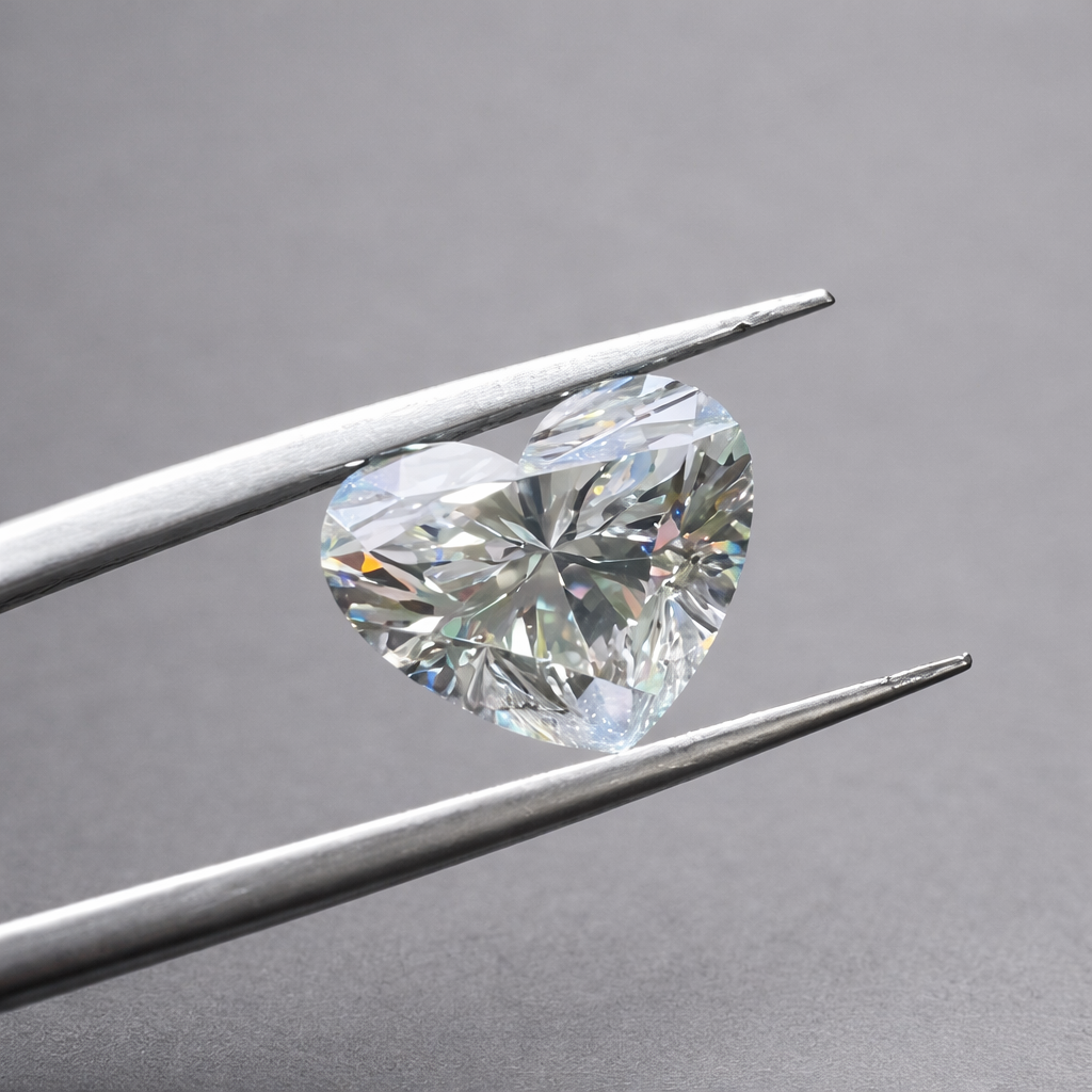 2 Carat Heart  F VS1 - IGI Certified