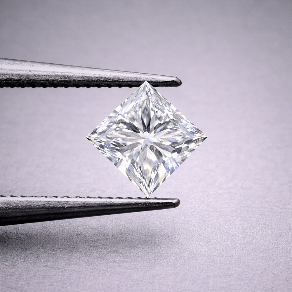 3 Carat Princess E VS2 - IGI Certified