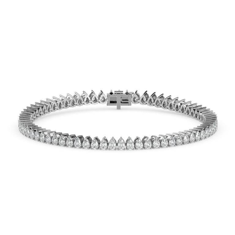 Pear Tennis Bracelet