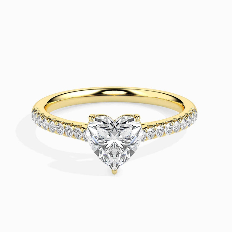 Pave Heart Ring
