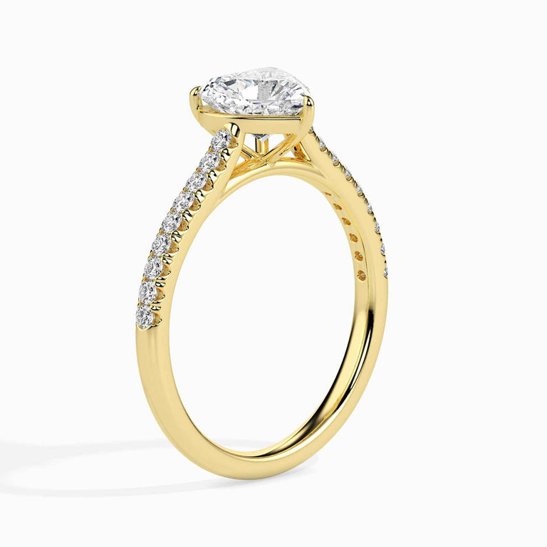 Pave Heart Ring