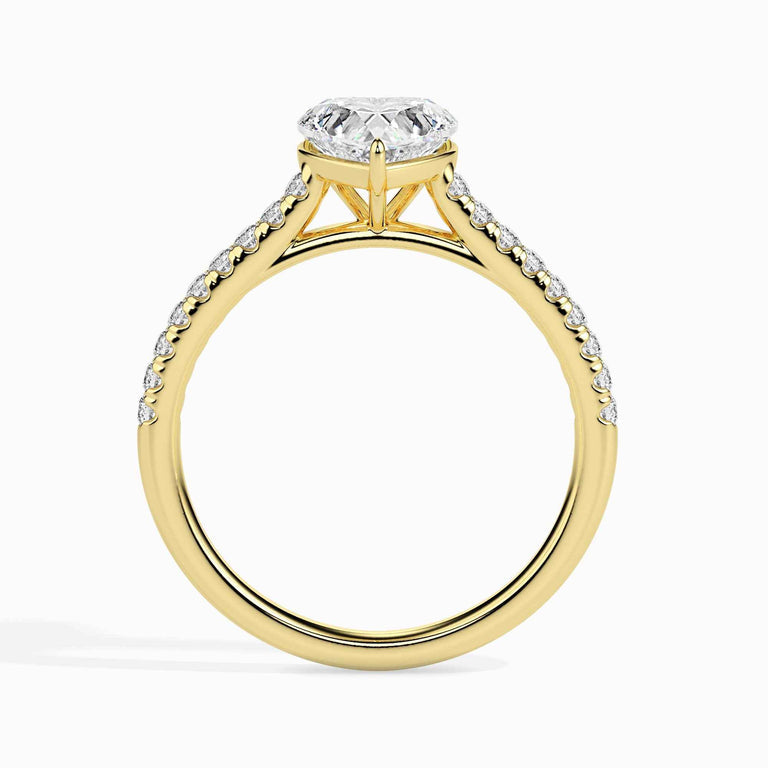Pave Heart Ring