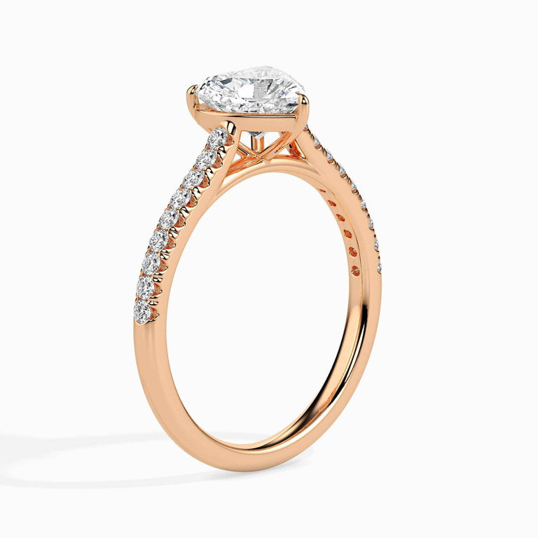Pave Heart Ring