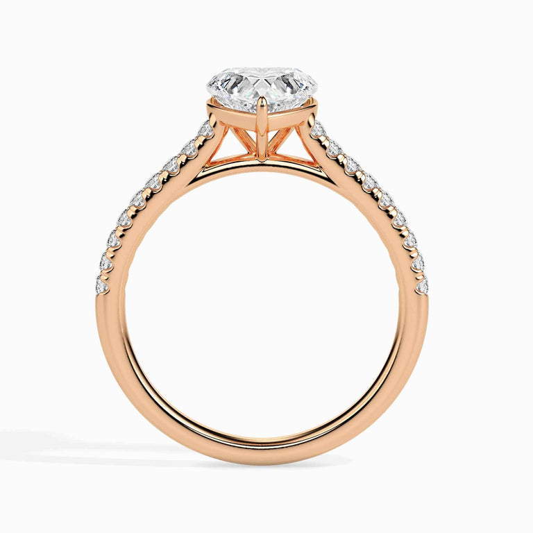 Pave Heart Ring