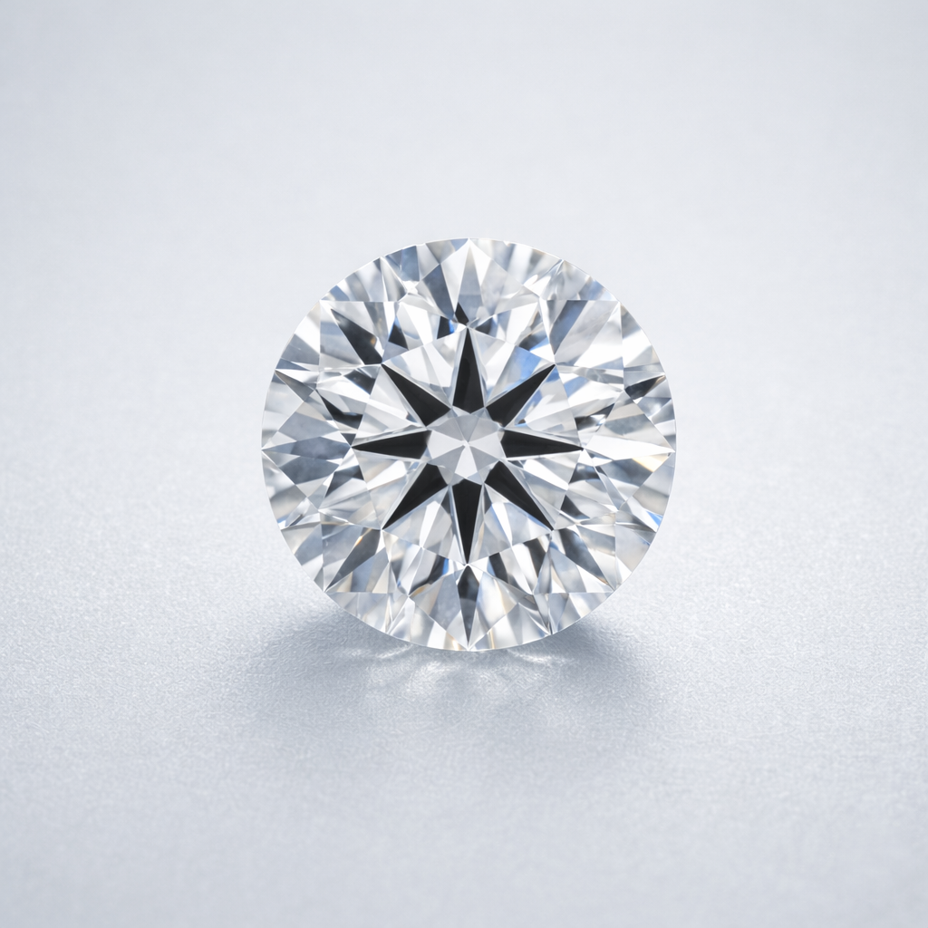 1 Carat Round Lab Grown Diamond F VS1