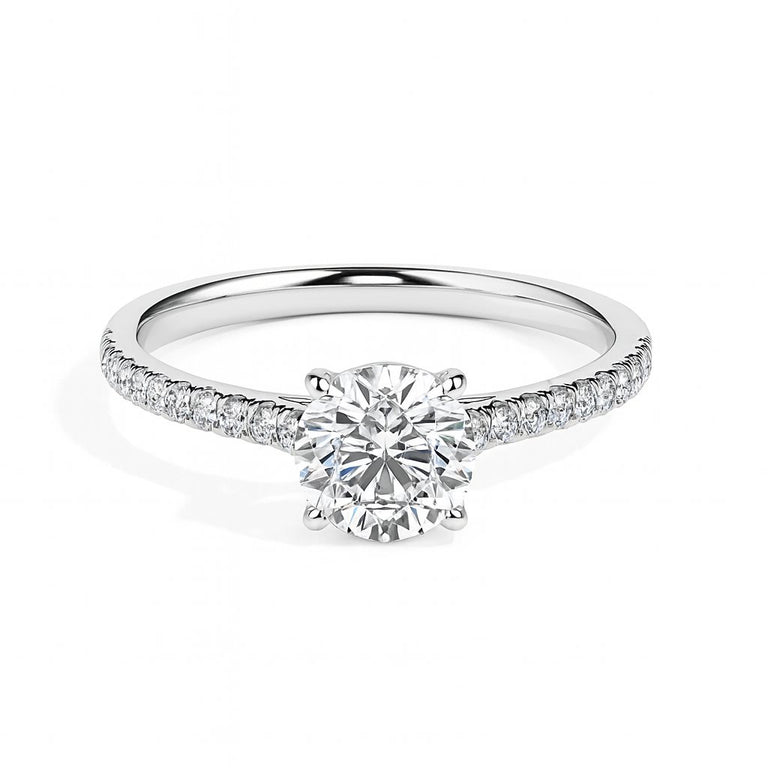 Pave Round Ring